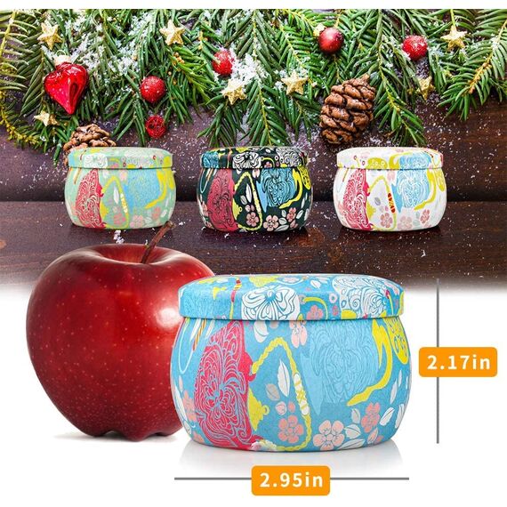 YMing Duftkerzen Geschenkset für Frauen, 4 * 5.65Oz Duftkerze Set Aroma Kerzen,NatürlichesSojawachs,Lavendel-,Gardenie-,Jasmin-,Vanilleduft,für Muttertag,Geburtstag, Weihnachtsgeschenke