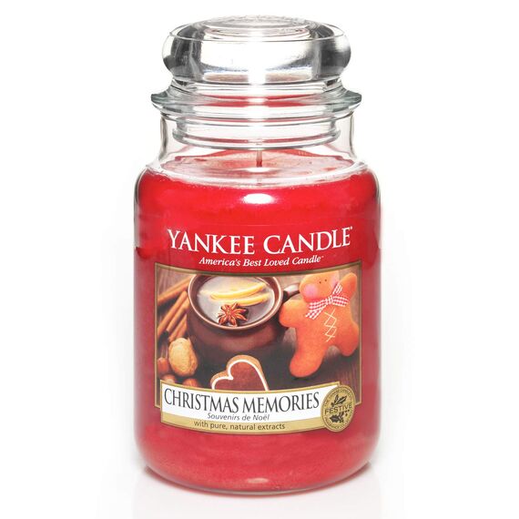 Yankee Candle Glaskerze, groß, Christmas Memories