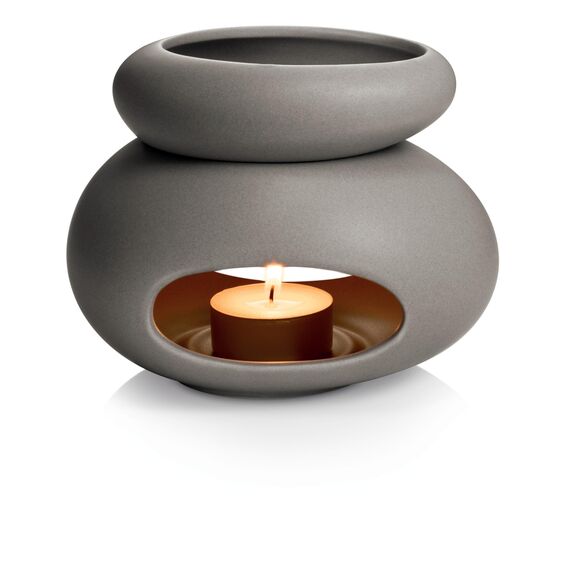 Tescoma Duftlampe FANCY HOME, Stones, Keramik, grau, 14.4 x 13 x 12 cm