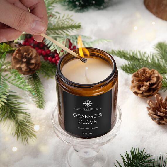 Duftkerze im Glas 6 Düft, Kerzen Geschenke für Männer Frauen 1200 g,6Pcs Duftkerzen Geschenkset,Natürliches Sojawachs Duftkerze Set für Valentinstag,Bad Spa Meditation,Geburtstagsgeschenk