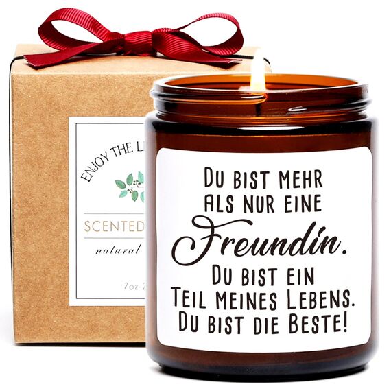 Freundschafts Aromakerzen Geschenk, Lustige kerzengeschenke für beste Freunde, Perfekt für Geburtstag, Abschlussfeiern, Weihnachten und Erntedankfest, Bestie- für BFF