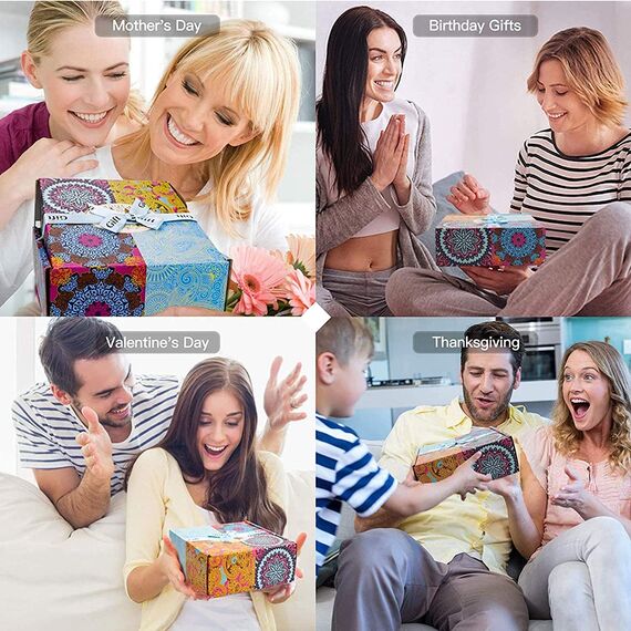 Duftkerzen Geschenkset für Frauen, 4er Duftkerzen Set Natursoja Aromatherapie Kerzen Geschenk für Freundin, Kleine Kerzenset Geschenke für Weihnachtskalender,Muttertag,Valentinstag 2,5 OZ/ST