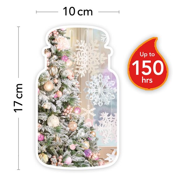 Yankee Candle Duftkerze | Große Snowflake Kisses Duftkerze im Glas | Snow Globe Wonderland Kollektion | Brenndauer: bis zu 150 Stunden | Perfekte Geschenke für Frauen