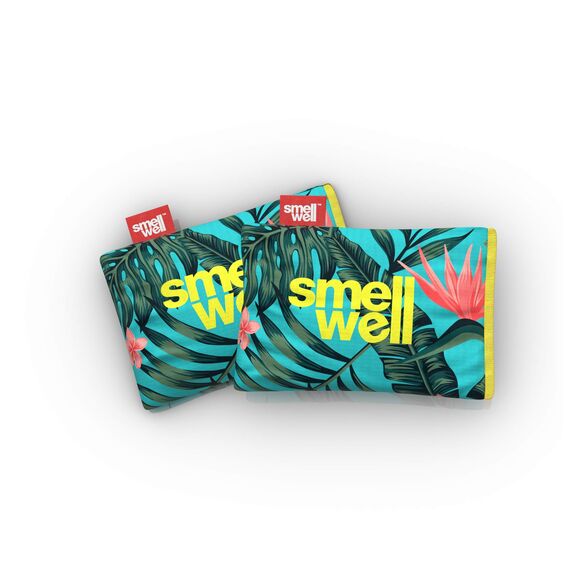 SmellWell Trocknungs- und Erfrischungskissen für Schuhe, Sporttaschen oder sogar das Auto - versetzt mit einem frischen Duft (Tropical Floral)