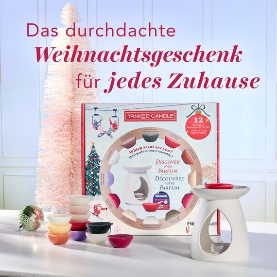 Yankee Candle Duftwachs-Geschenkset | 12 Duftwachse, 1 Duftwachsbrenner und 1 Teelicht | Après-Ski-Kollektion | Perfekte Weihnachtsgeschenke für Frauen