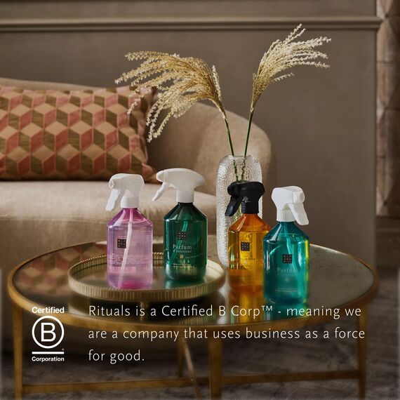 Rituals Raumspray The Ritual of Karma – Lufterfrischer mit Lotus und weißem Tee – entspannender und frischer Raumduft für ein einzigartiges Dufterlebnis – 500 ml