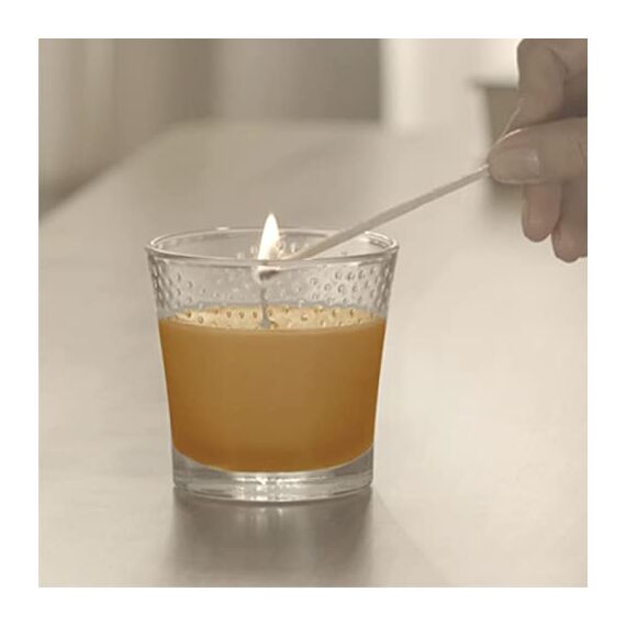 Glade Duft-Kerze im Glas, Honey & Chocolate, bis zu 27 Stunden Brenndauer, 6er Pack (6 x 112g)