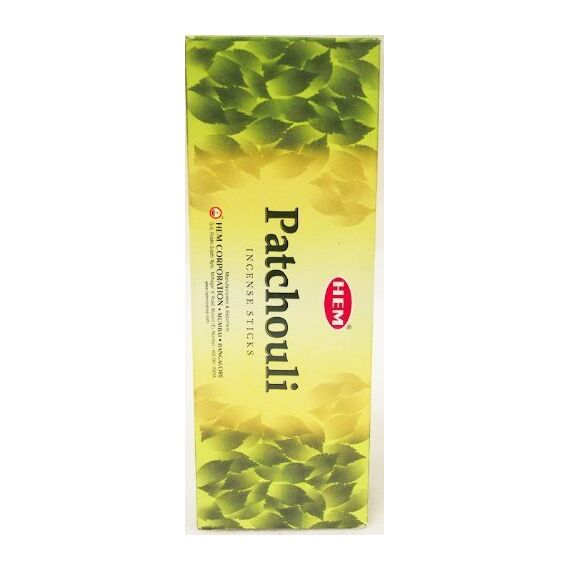 Hem Räucherstäbchen-Boxen, 6 Packungen, insgesamt 120 Stäbchen Patchouli