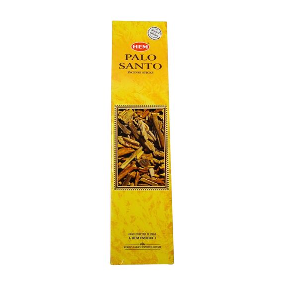 Hem Palo Santo Räucherstäbchen - 1 Packung mit 100 g (80-90 Stäbchen) - Aromatherapie - Meditation - Yoga - Umweltfreundliche Verpackung