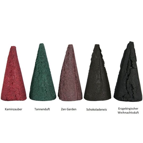 Original Crottendorfer Räucherkerzen - Riesen 5 Stück - Größe XL - Mix-Packung aus Sommer- und Winteredition - Made in Germany