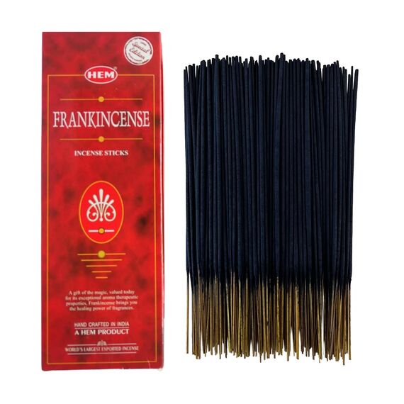 Hem Frankincense Räucherstäbchen, 1 Packungen mit 200 g (160-180 Stäbchen), Aromatherapie, Meditation, Yoga, umweltfreundliche Verpackung
