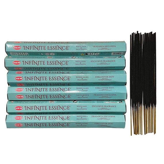 Hem Infinite Essence – Limitierte Auflage, exklusiver Duft, weißer Salbei und Palo Santo – insgesamt 120 Stäbchen