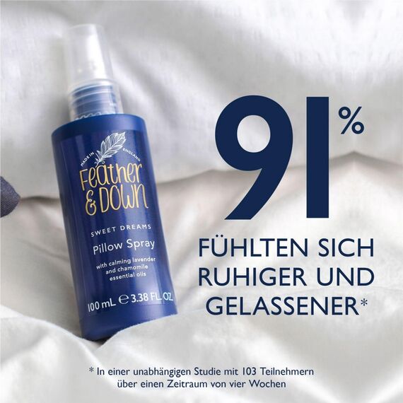 Feather & Down Kopfkissenspray-Duo-Geschenkset (50ml Kopfkissenspray Sweet Dream & 50ml Kopfkissenspray Breathe Well) – Die perfekte Kombination für eine erholsame Nachtruhe. Ohne Tierversuche. Vegan.