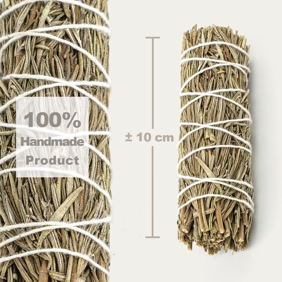 MUT22 5 Rosamarin 10 cm Premium Kalifornischer, 100% natürlich und reinigend, ideal für spirituelle und energetische Rituale