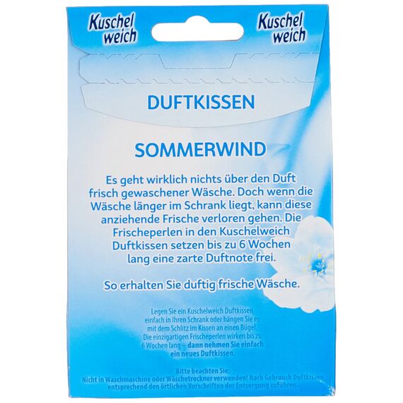 Kuschelweich Duftkissen Sommerwind bis zu 6 Wochen Kuschelfrische (Packung mit 3)