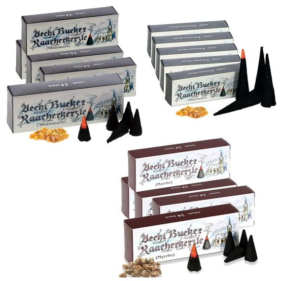 Bockauer Räucherkerzen Echt Aecht Bucker Raacherkerzle, Räucherduft: 1x 260er Set Gemischt