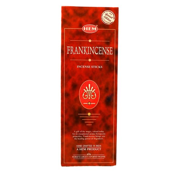 Hem Frankincense Räucherstäbchen, 1 Packungen mit 200 g (160-180 Stäbchen), Aromatherapie, Meditation, Yoga, umweltfreundliche Verpackung