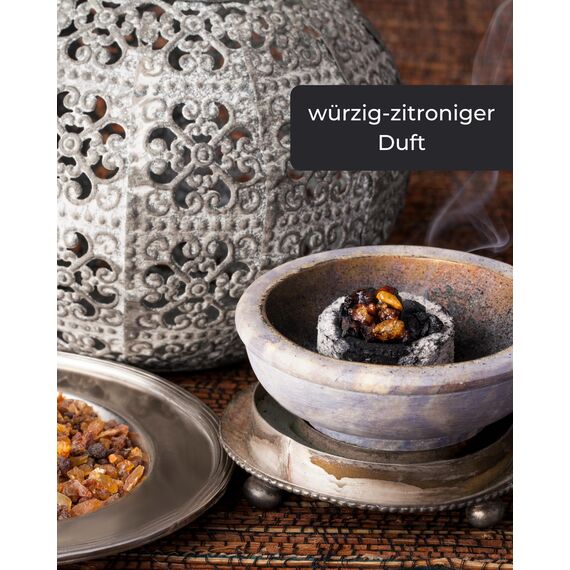 Myrrhe Räucherharz 50g – Hochwertiges Myrrhe Harz zum Räuchern | Naturreines Baumharz & Räucherwerk für Rituale, Meditation & Entspannung