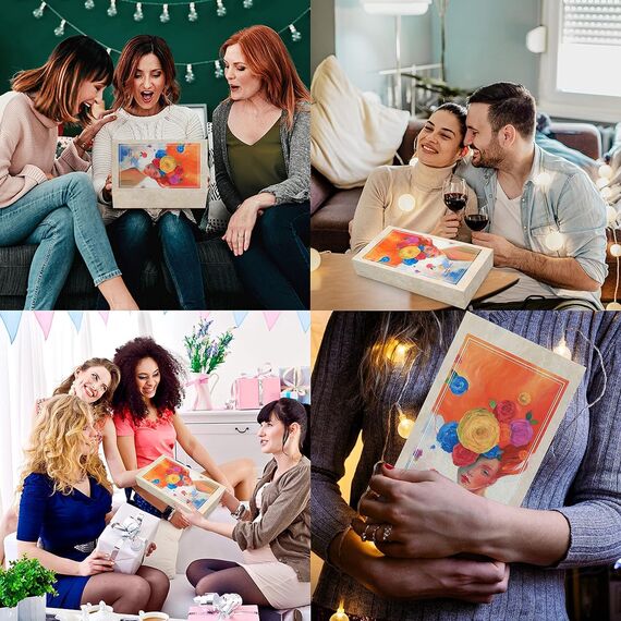 Yinuo Candle Duftkerzen Geschenkset für Frauen - Duftkerzen aus Sojawachs, Aromatherapie Kerzen für Muttertag, Weihnachten, Geburtstag, Valentinstag, Bad und Yoga (8 Stück)