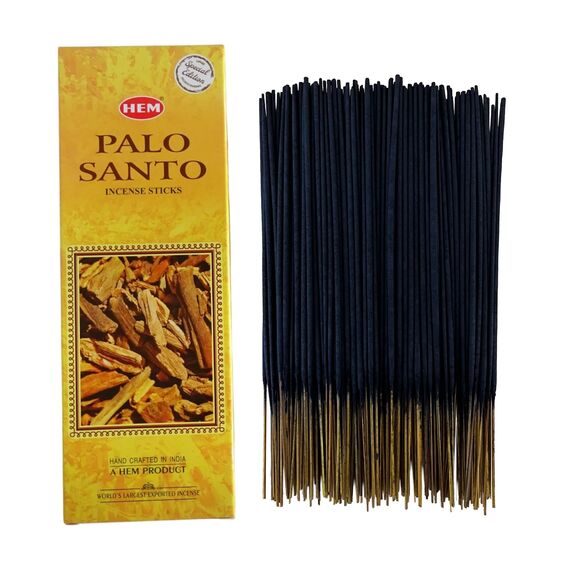 Hem Palo Santo Räucherstäbchen, 1 Packungen mit 200 g (160-180 Stäbchen), Aromatherapie, Meditation, Yoga, umweltfreundliche Verpackung