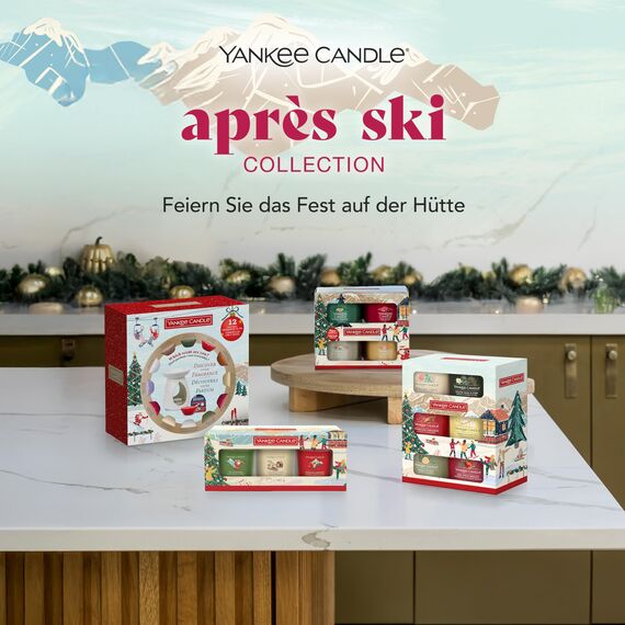 Yankee Candle Duftwachs-Geschenkset | 12 Duftwachse, 1 Duftwachsbrenner und 1 Teelicht | Après-Ski-Kollektion | Perfekte Weihnachtsgeschenke für Frauen