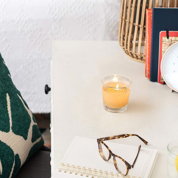 Glade Duft-Kerze im Glas, Honey & Chocolate, bis zu 27 Stunden Brenndauer, 6er Pack (6 x 112g)