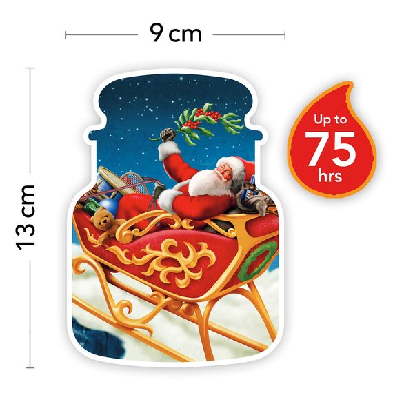 Yankee Candle Duftkerze im Glas (mittelgroß) | Christmas Eve | Brenndauer bis zu 75 Stunden