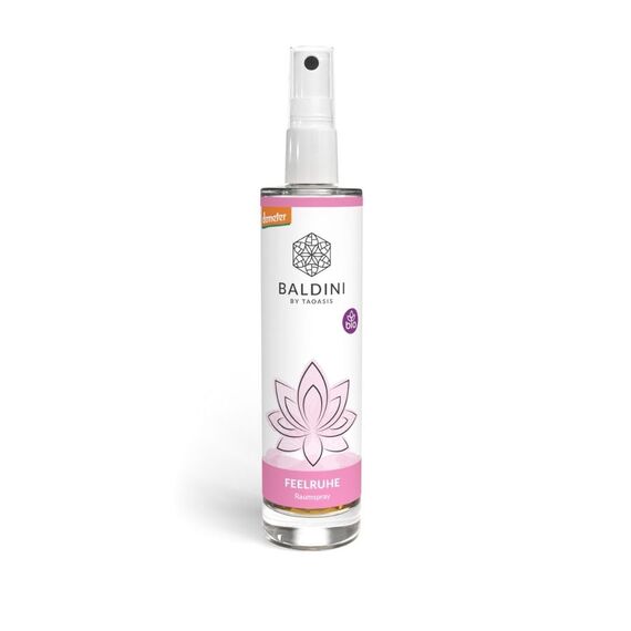 Baldini Feelruhe Bio-Raumspray – 50 ml – Naturduft mit Lavendel, Orange & Benzoe – 100 % naturreine ätherische Öle