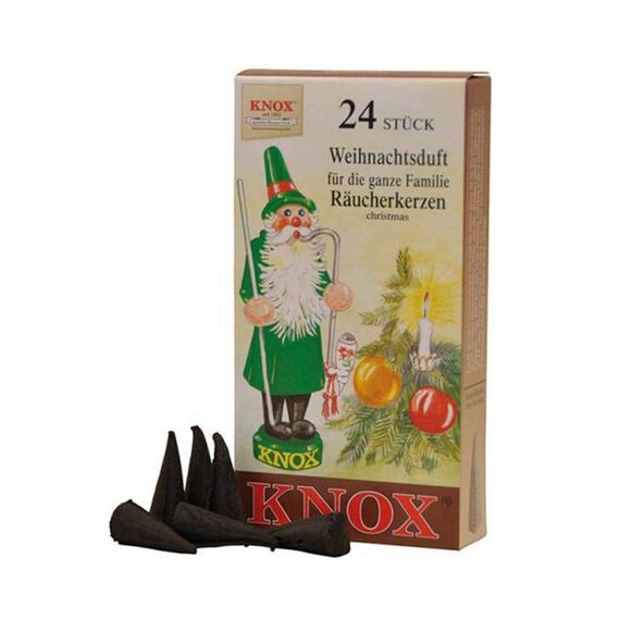 KNOX Räucherkerzen - Made in Germany (4er Pack (Weihnachtsduft))