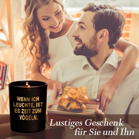 Weihnachtsgeschenke Duftkerze Geschenke für Männer - Weihnachten Duftkerzen im Glas Geschenk für Freund Ihn Ehemann - Romantische Weihnachtskerzen Kerze Jahrestag Geschenk Christmas Candles Dekoration