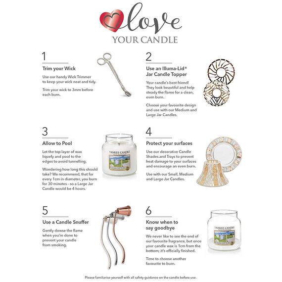 Yankee Candle Duftkerze im Glas (klein) | Lemongrass & Ginger | Brenndauer bis zu 30 Stunden