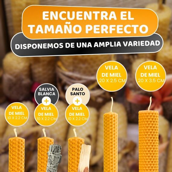 DECEVI Bienenwachskerzen Honigwabe – 8 Stück – 100% Natürliches spanisches Bienenwachs – Handgefertigt & Ohne Paraffin – Nachhaltige Kerzen für Zuhause (3 Stück, 20 cm x 3,5 cm)