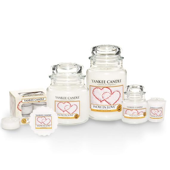 Yankee Candle Snow in Love, Kleine Kerze im Glas