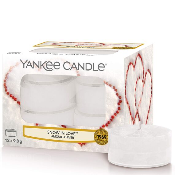 Yankee Candle Duft-Teelichter | Snow In Love | 12 Stück