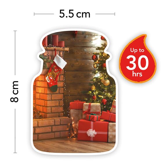 Yankee Candle Duftkerze im Glas (klein) | Holiday Hearth | Brenndauer bis zu 30 Stunden