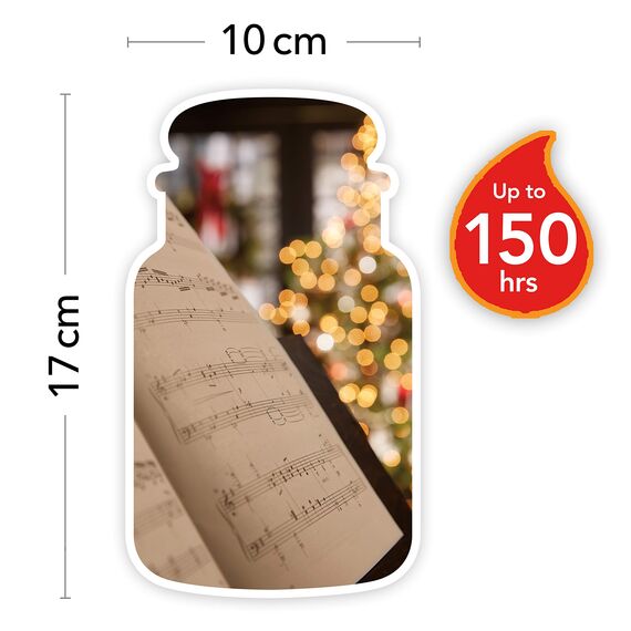 Yankee Candle Duftkerze | Singing Carols | Brenndauer bis zu 150 Stunden | Große Kerze im Glas