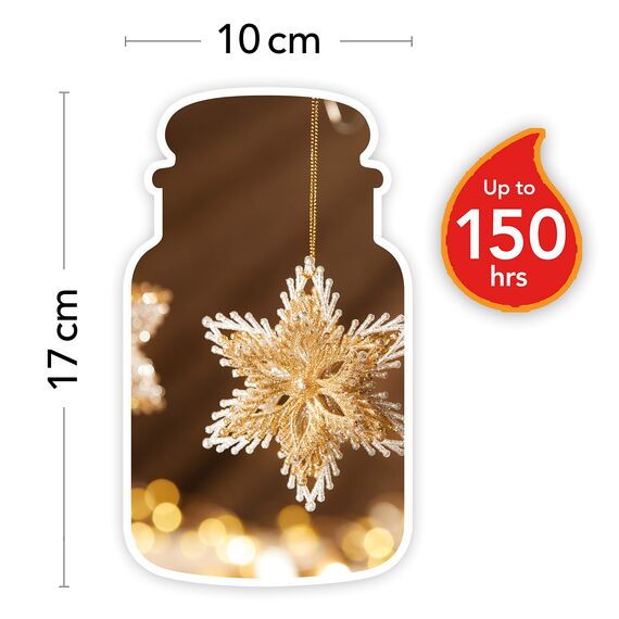 Yankee Candle Duftkerze im Glas (groß) | Glittering Star | Brenndauer bis zu 150 Stunden