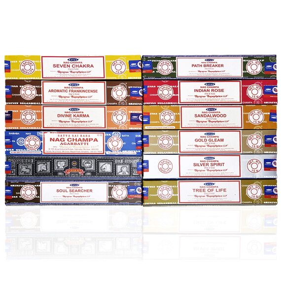 Satya Räucherstäbchen, 15 g, 12 Packungen