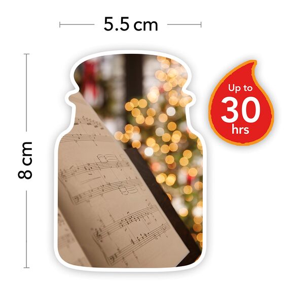 Yankee Candle Duftkerze im Glas (klein) | Singing Carols | Brenndauer bis zu 30 Stunden