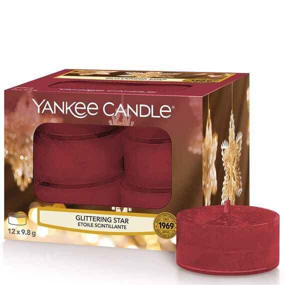 Yankee Candle Duft-Teelichter | Glittering Star | 12 Stück
