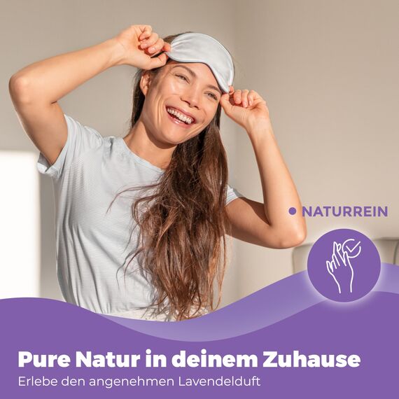 Lalavanda - 20 Lavendelsäckchen, 120g Lavendelblüten, Effektiver Mottenschutz für Kleiderschränke mit lang anhaltender Frische