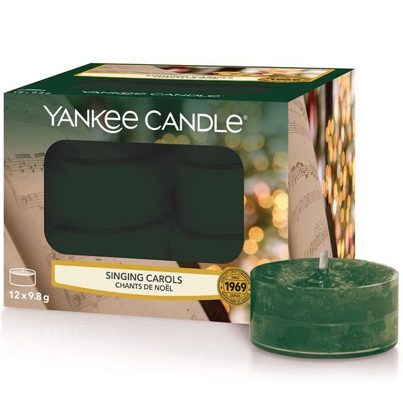 Yankee Candle Duft-Teelicht | Singing Carols | 12 Stück