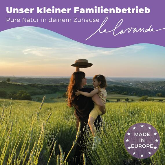 Lalavanda - 20 Lavendelsäckchen, 120g Lavendelblüten, Effektiver Mottenschutz für Kleiderschränke mit lang anhaltender Frische