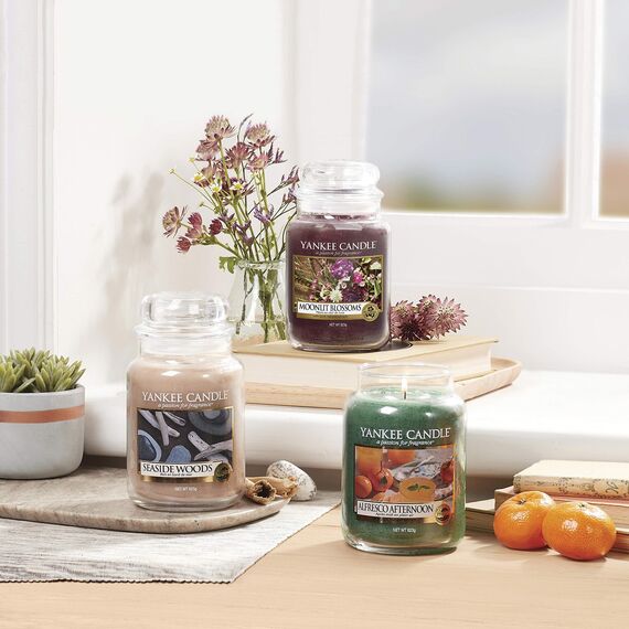 Yankee Candle Duftkerze im großen Jar, Moonlit Blossoms, large