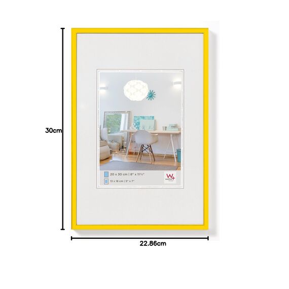 Walther KV520I New Lifestyle Kunststoffrahmen 15 x 20 gelb