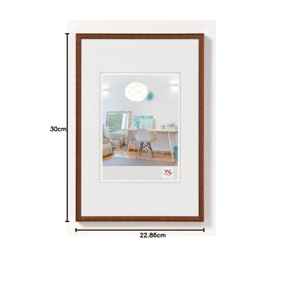 walther design Bilderrahmen bronze 40 x 60 cm New Lifestyle Kunststoffrahmen KV460J