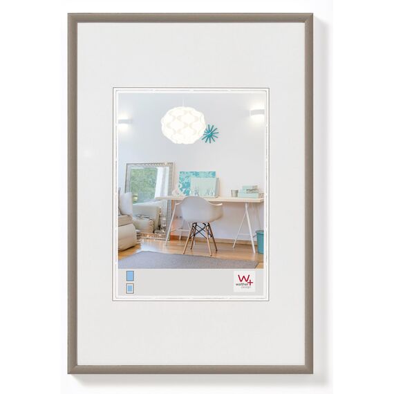 walther design Bilderrahmen stahl 29,7 x 42 cm (DIN A3) New Lifestyle Kunststoffrahmen KV342D