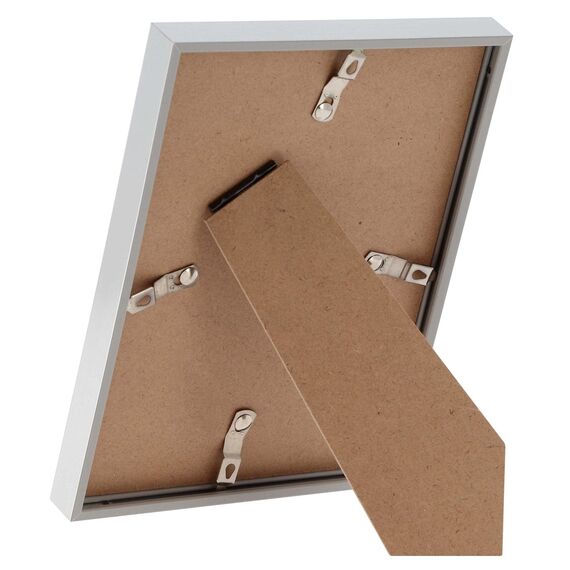 walther design Bilderrahmen silber 10 x 15 cm New Lifestyle Kunststoffrahmen KV015S