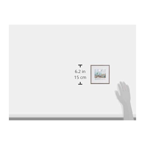 walther design Bilderrahmen stahl 15 x 15 cm New Lifestyle Kunststoffrahmen KV150D