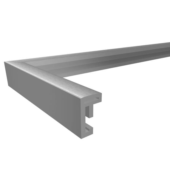 walther design Bilderrahmen stahl 60 x 90 cm mit Kunstglas, New Lifestyle Kunststoffrahmen KVX090D